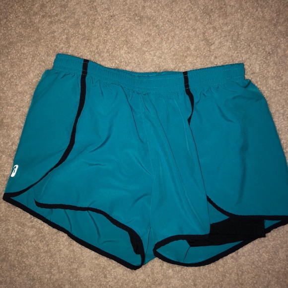 asics spandex running shorts